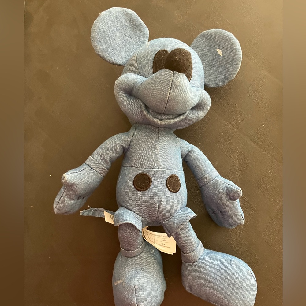 Limited edition denim blue Mickey Mouse.